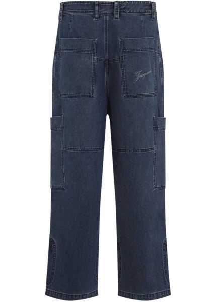 Blugi JACQUEMUS Le Cargo De-Nmes Carr Jeans NAVY Barbati (BM 19409099) 2