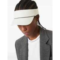 Sepci Dama - Sepci Brunello Cucinelli Nylon Visor with Shiny Band BIANCO Femei (BM 19409102) - B-mall.ro