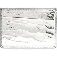 Portofele Metallic leather Card Holder Femei