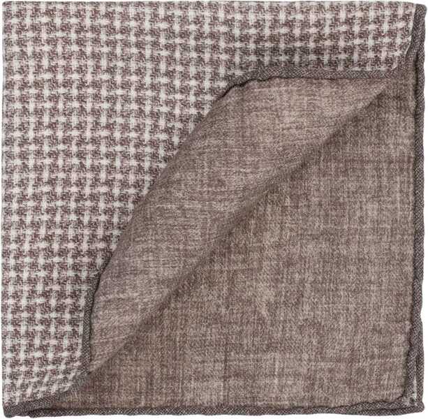 Esarfe Brunello Cucinelli Silk Pocket Square with woven design MORO Barbati (BM 19409150) 2