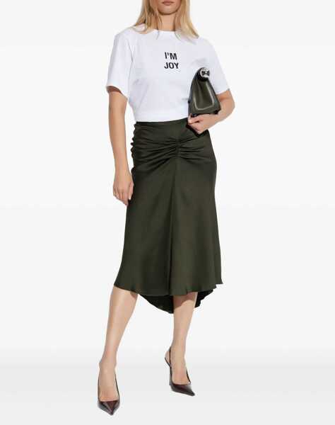 Tricouri Victoria Beckham Slogan T-Shirt WHITE Femei (BM 19409312) 2