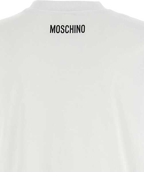 Tricouri Moschino T-Shirt With Print WHITE Femei (BM 19409354) 4