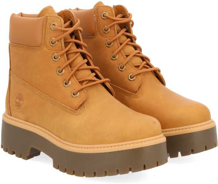 Cizme scurte Timberland Waterproof Lace-Up Boot BEIGE Femei (BM 19409384) 2