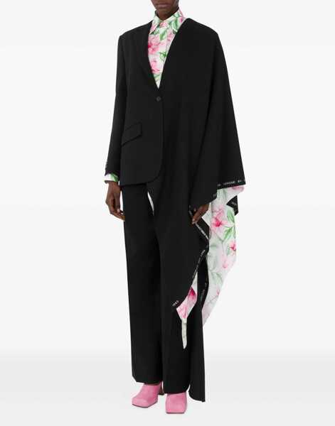 Sacouri office Moschino Wool Flannel Jacket BLACK Femei (BM 19409411) 2