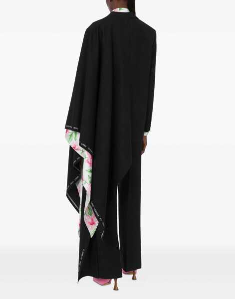 Sacouri office Moschino Wool Flannel Jacket BLACK Femei (BM 19409411) 3