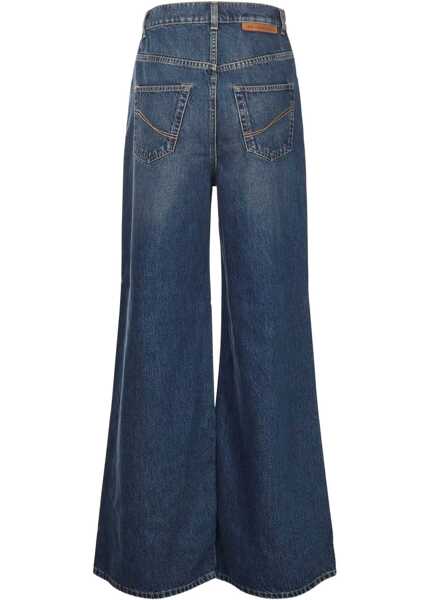 Blugi skinny Stella McCartney High Waist Jeans BLUE Femei (BM 19409462) 2