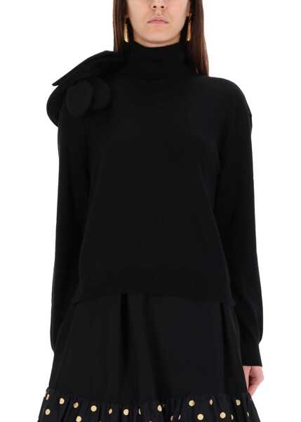 Pulovere casual Moschino Mesh With Flower Detail BLACK Femei (BM 19409465) 1