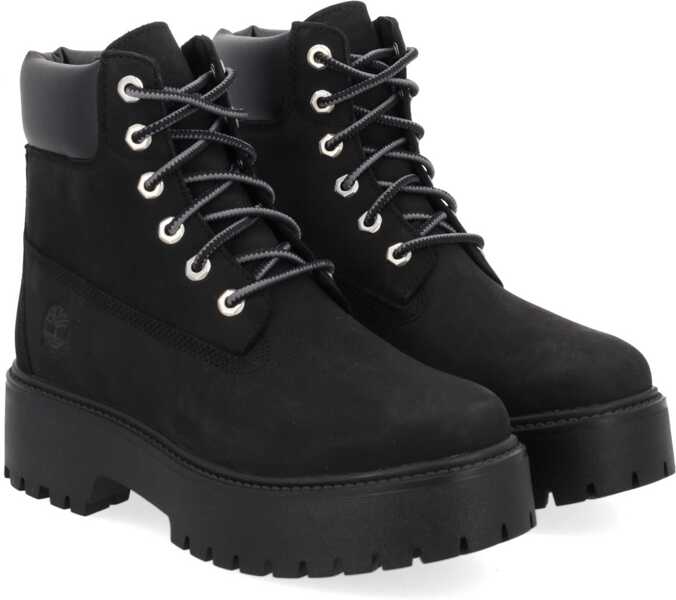 Cizme scurte Timberland Waterproof Lace-Up Boot BLACK Femei (BM 19409474) 2