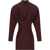 Stella McCartney Pleated Mini Dress BROWN