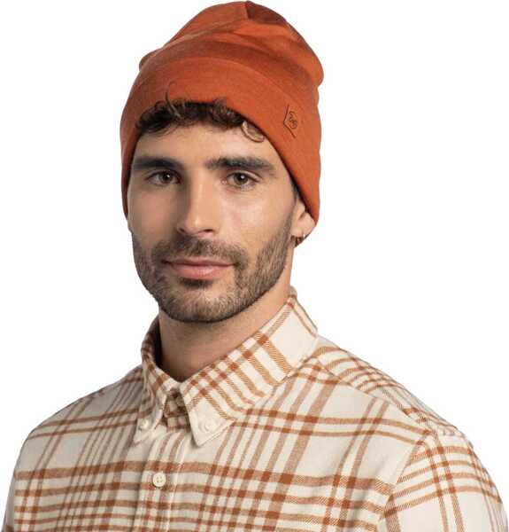 Caciuli Buff Merino Heavyweight Beanie Brown Barbati (BM 19409513) 2