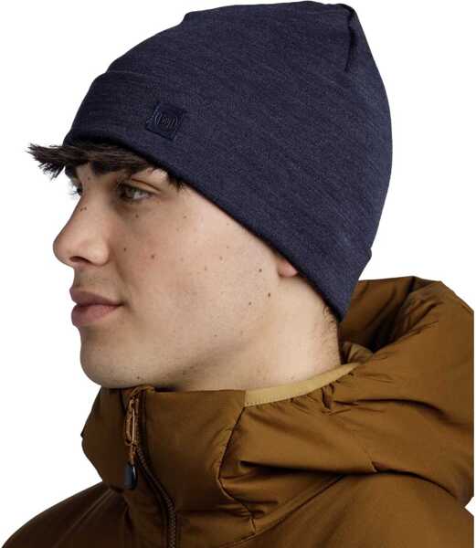 Caciuli Buff Merino Heavyweight Beanie Blue Barbati (BM 19409519) 3