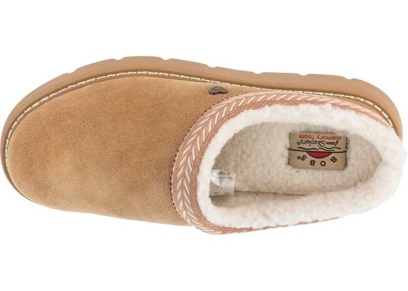 Papuci SKECHERS BOBS Keepsakes Lite - Fuzzy Dreams Brown Femei (BM 19409546) 3