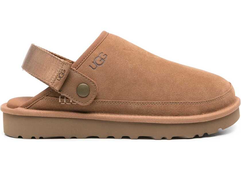 Slapi UGG Goldencoast Clog Brown Barbati (BM 19409558) 1