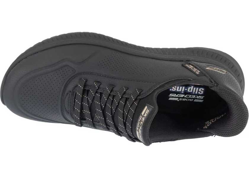 Sneakers SKECHERS Slip-Ins: Bobs Squad 4 - Key Look Black Femei (BM 19409585) 3