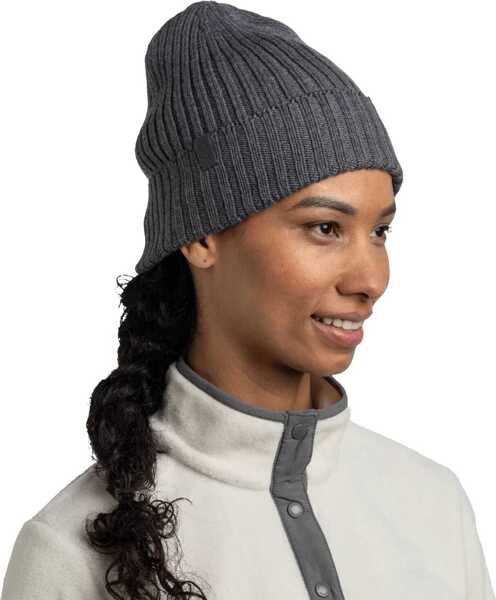 Caciuli Buff Knitted Norval Hat Beanie Grey Femei (BM 19409624) 3