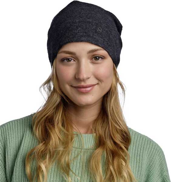 Caciuli Buff Merino Fleece Hat Beanie Black Barbati (BM 19409630) 3