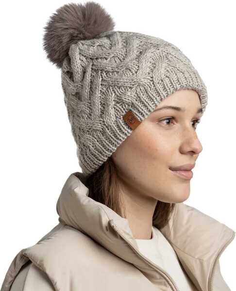 Caciuli Buff Knitted Fleece Caryn Beanie Grey Femei (BM 19409663) 2