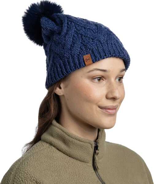 Caciuli Buff Knitted Fleece Caryn Beanie Navy Femei (BM 19409666) 2