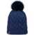 Buff Knitted Fleece Caryn Beanie Navy