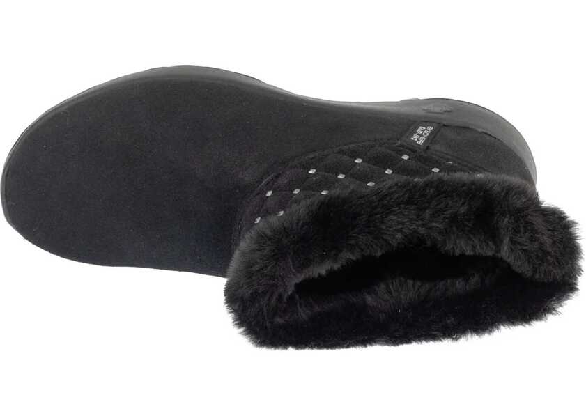 Bocanci de iarna SKECHERS Slip-Ins: On-The-Go Joy - Cozy Shimmer Black Femei (BM 19409702) 3