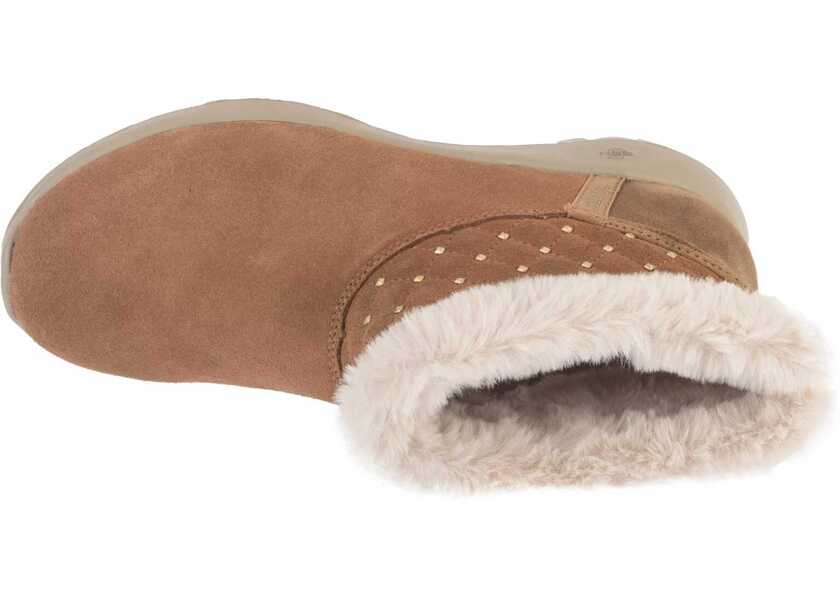 Bocanci de iarna SKECHERS Slip-Ins: On-The-Go Joy - Cozy Shimmer Brown Femei (BM 19409705) 3