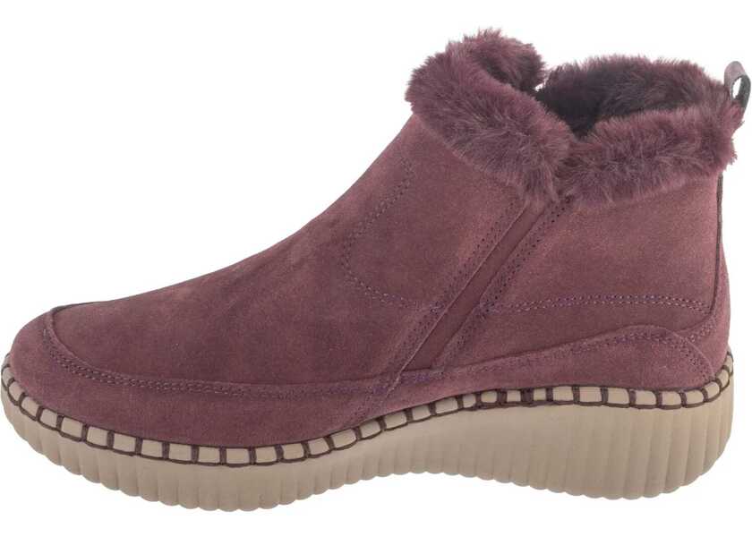 Bocanci de iarna SKECHERS Wilshire Blvd - Fresh Zip Burgundy Femei (BM 19409780) 2