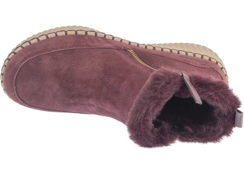 Bocanci de iarna SKECHERS Wilshire Blvd - Fresh Zip Burgundy Femei (BM 19409780) 3