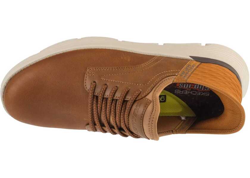 Pantofi Oxford SKECHERS Slip-Ins: Garza - Gervin Brown Barbati (BM 19409861) 3