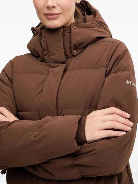 Jachete Columbia Amaze Puff Hooded Jacket Brown Femei (BM 19409930) 4