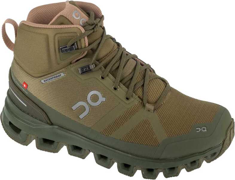 Bocanci de munte On Cloudrock Waterproof Green Femei (BM 19409987) 1