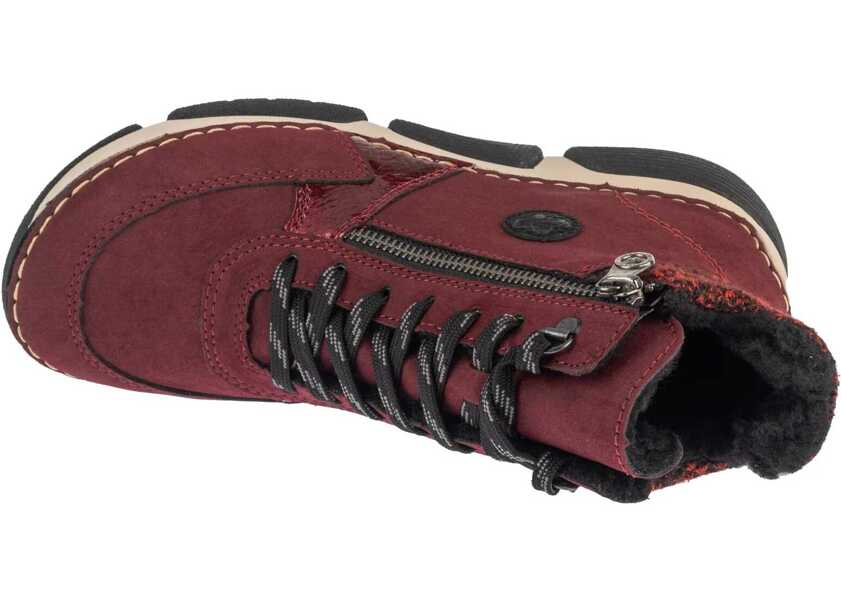 Ghete Rieker Booties Burgundy Femei (BM 19410092) 3
