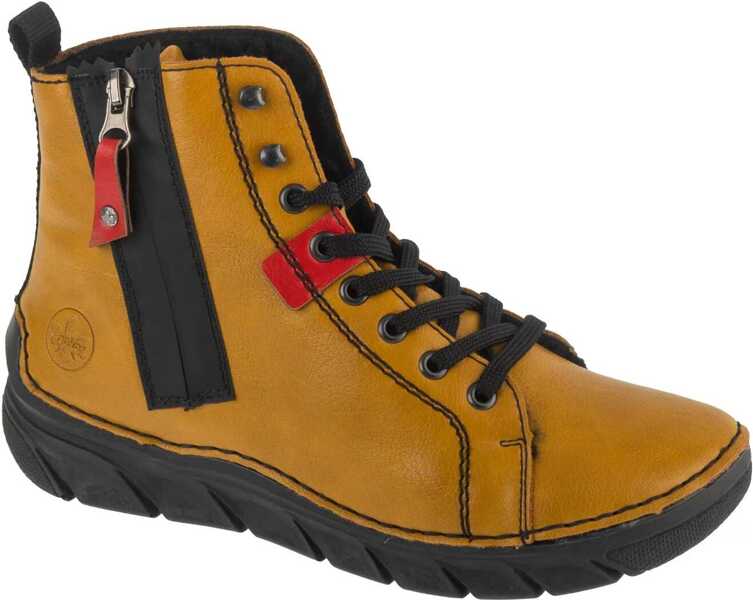 Ghete Rieker Booties Yellow Femei (BM 19410101) 1
