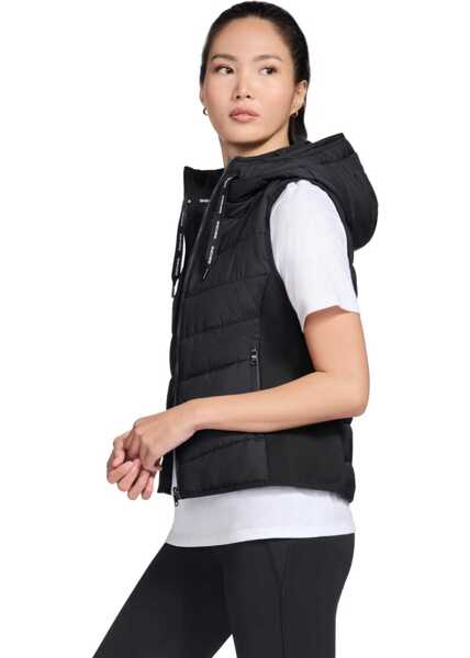 Veste sport SKECHERS GO Shield Performance Elite Hooded Vest Black Femei (BM 19410299) 2