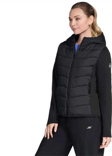 Jachete SKECHERS GO Shield Performance Elite Hooded Jacket Black Femei (BM 19410302) 1