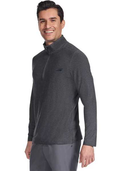 Hanorace SKECHERS GoDri All Day 1/4 Zip Grey Barbati (BM 19410371) 4