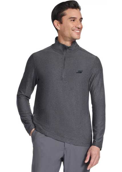 Hanorace SKECHERS GoDri All Day 1/4 Zip Grey Barbati (BM 19410371) 1