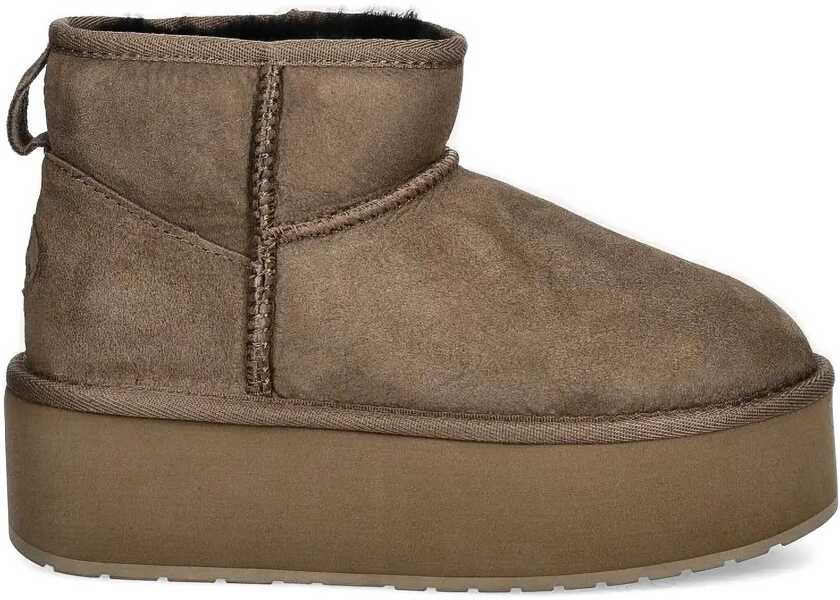 Bocanci de iarna EMU Australia Stinger Micro Flatform Green Femei (BM 19410515) 1