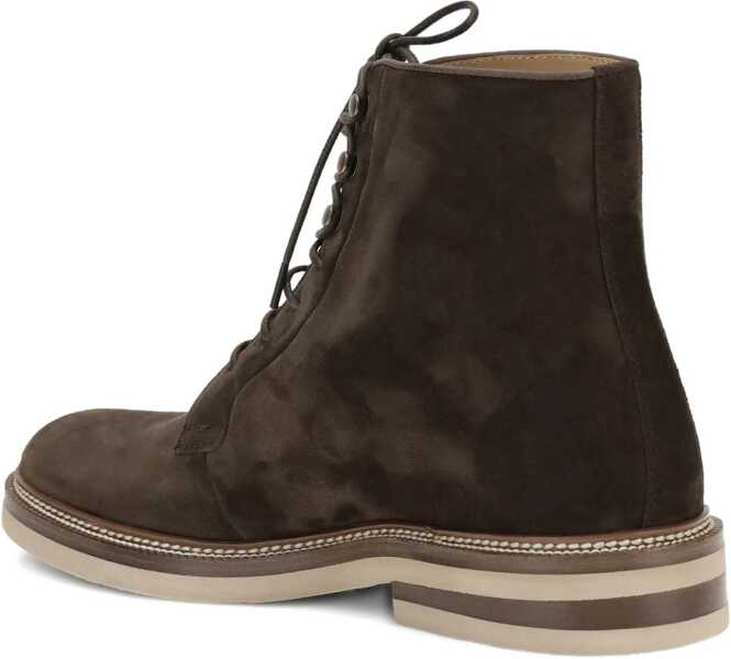 Bocanci casual Brunello Cucinelli Suede Ankle Boots CORVINO Barbati (BM 19411034) 3