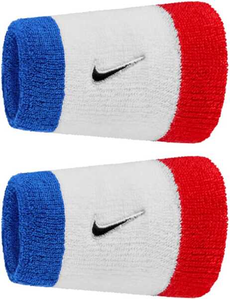 Bratari Nike Swoosh Classic Double Wide Wristbands 2PK White Barbati (BM 19411091) 1