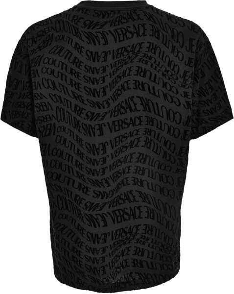 Tricouri Versace Jeans Couture Cotton T-Shirt BLACK Barbati (BM 19411157) 2