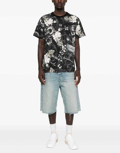 Tricouri Versace Jeans Couture Cotton T-Shirt BLACK Barbati (BM 19411172) 2