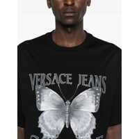 Tricouri Versace Jeans Couture pentru Barbati - Tricouri Versace Jeans Couture Butterfly Logo T-Shirt BLACK Barbati (BM 19411193) - B-mall.ro