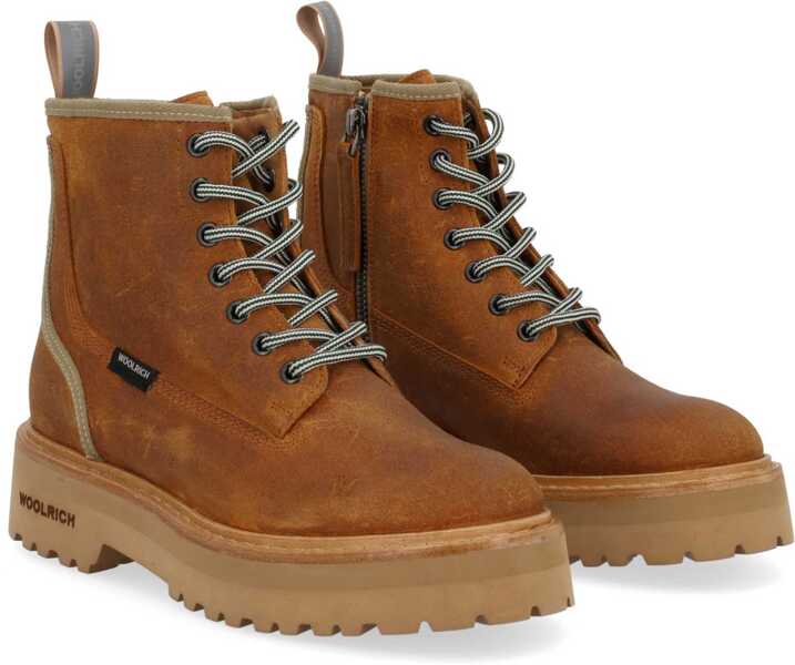 Cizme scurte Woolrich Lace-Up Boot BUFF Femei (BM 19411202) 2