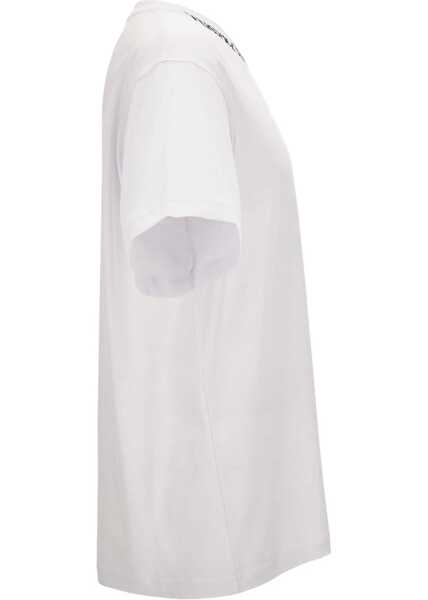 Tricouri Versace Jeans Couture Regular Fit T-Shirt WHITE Barbati (BM 19411235) 3