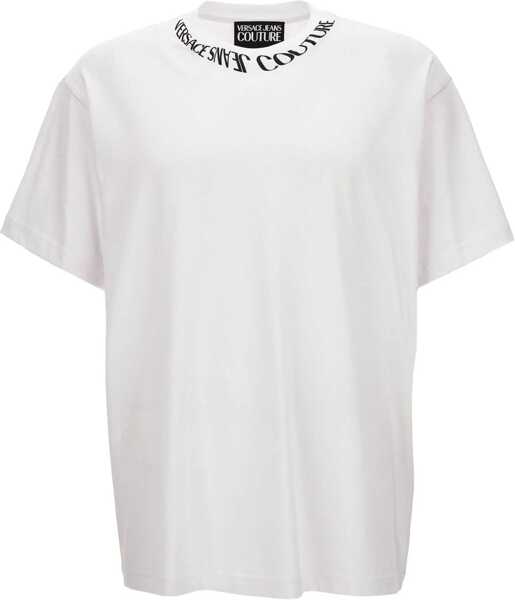 Tricouri Versace Jeans Couture Regular Fit T-Shirt WHITE Barbati (BM 19411235) 1
