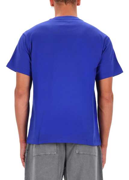 Tricouri Versace Jeans Couture Small Square Logo T-Shirt BLUE Barbati (BM 19411247) 4