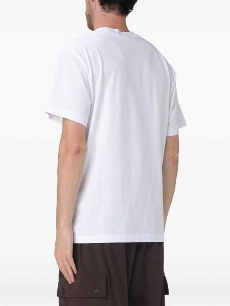 Tricouri Versace Jeans Couture Small Square Logo T-Shirt WHITE Barbati (BM 19411259) 2