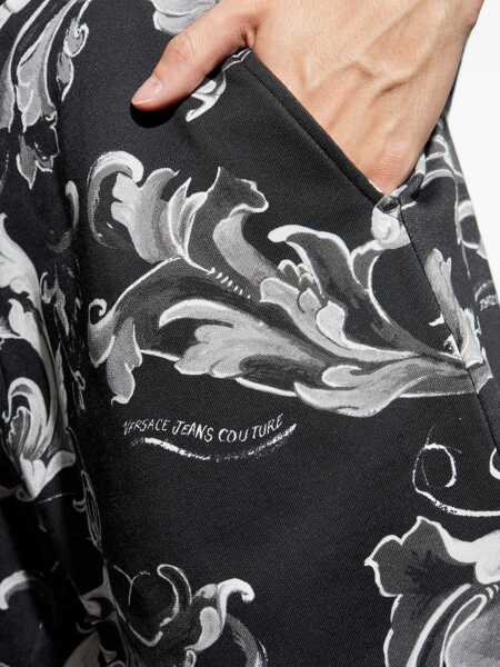 Pantaloni scurti Versace Jeans Couture Short Pocelain Baroque BLACK Barbati (BM 19411262) 5