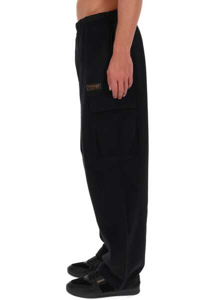 Pantaloni casual Versace Jeans Couture Cargo Jogger Pants BLACK Barbati (BM 19411265) 3