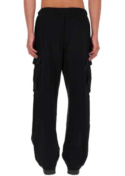 Pantaloni casual Versace Jeans Couture Cargo Jogger Pants BLACK Barbati (BM 19411265) 4